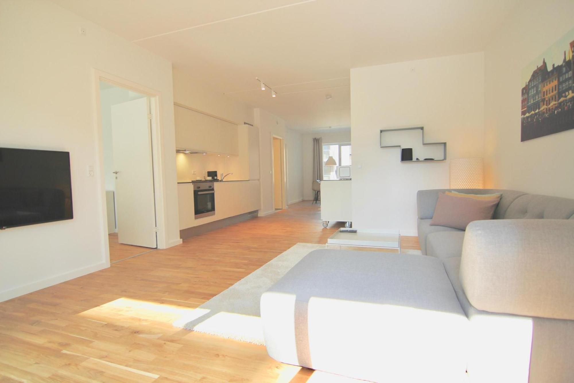 Fantastic 2-bed W Balcony In Orestaden Appartement *